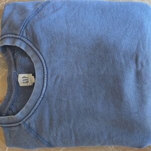 Gap Blue Terry Shirt, Sz L